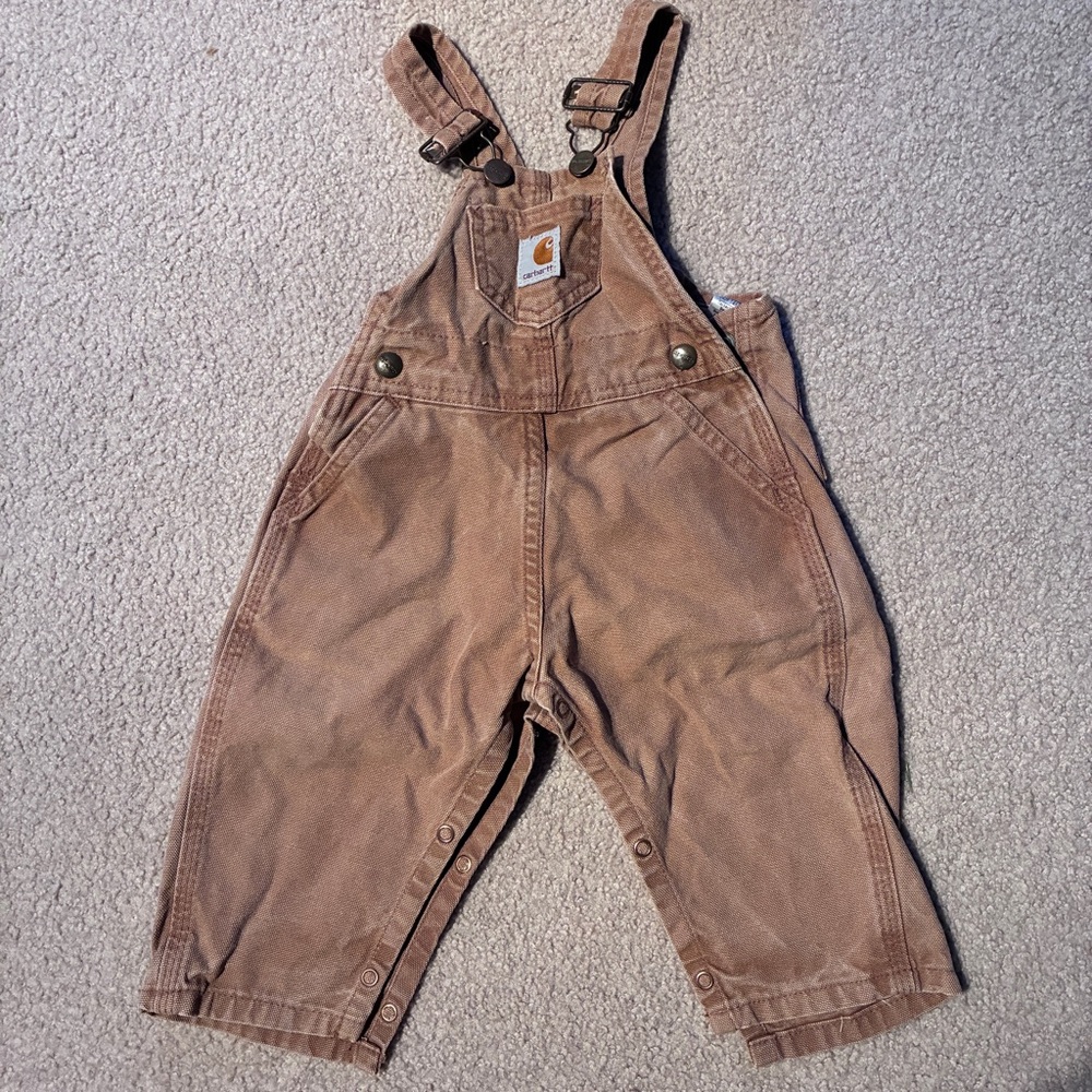 Carhartt Bibs- Size 18m
